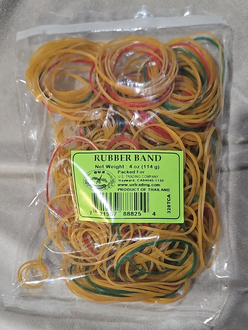 Yellow Rubber Bands Pack - Multi-Color Accents